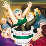 Birthday surprise - Beryl Cook birthday card
