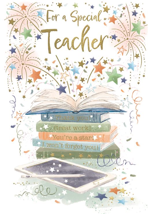 For a special Teacher card - Teacher Thank You Card