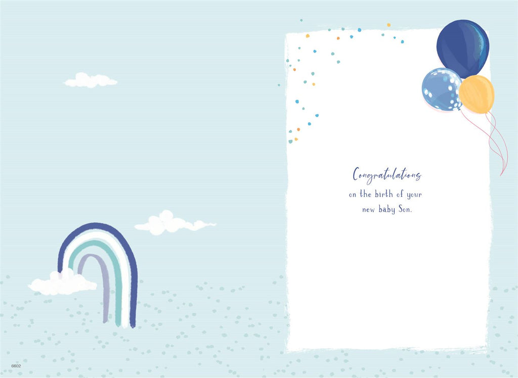 Born in 2026 - New baby boy card