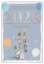 Christened in 2026 card (boy)