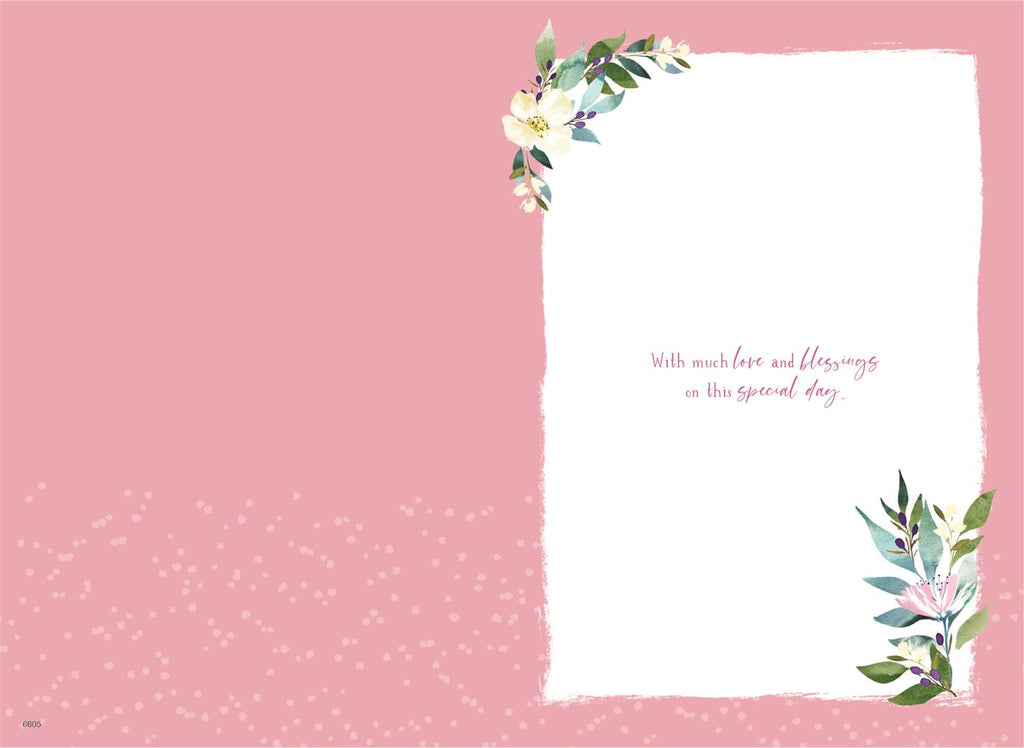 Christened in 2026 card (female)