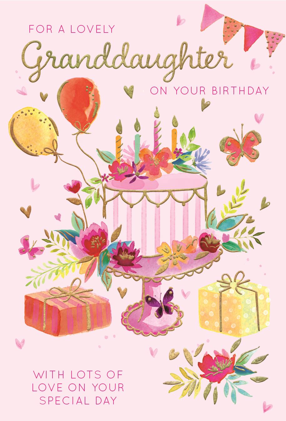 Granddaughter Birthday card