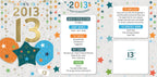 Born in 2013 (male) - 13th Birthday card