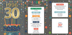 Born in 1996 - 30th birthday card
