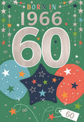 Born in 1966  (male) -  60th birthday card