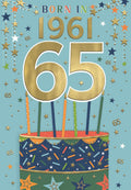Born in 1960 (male)  - 65th birthday card