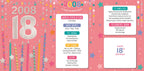 Born in 2008 (female)- 18th Birthday card