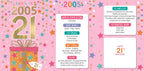 Born in 2005 (female)-  21st birthday card