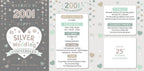 Married in 2001 - 25th Anniversary card