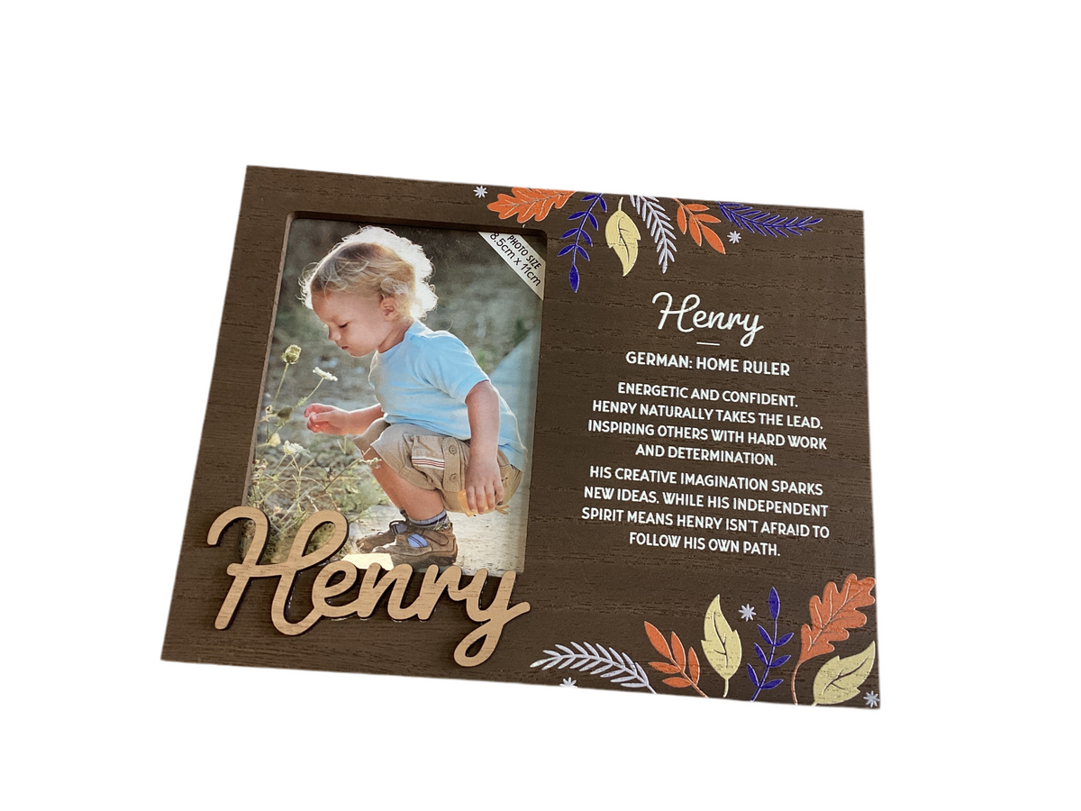 Henry  - Personalised Kids  Picture Frame