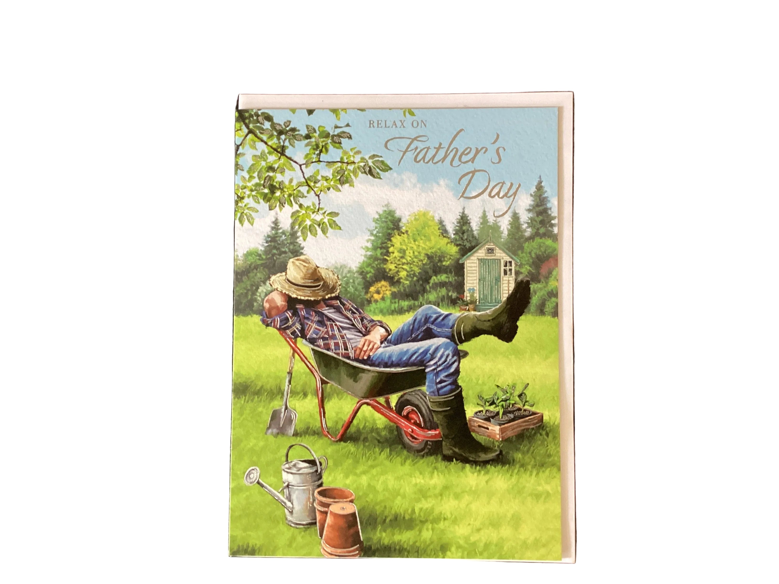 In the Garden- Father's day card