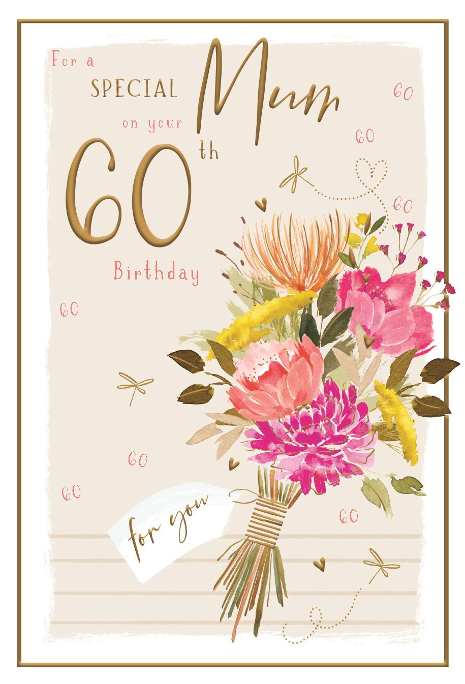 Special Mum on Your 60th Birthday - Birthday Card