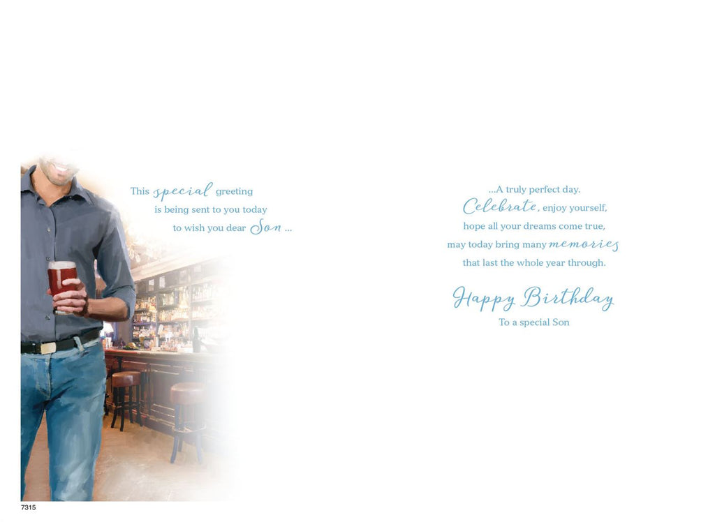 Just for you, Son - Birthday card
