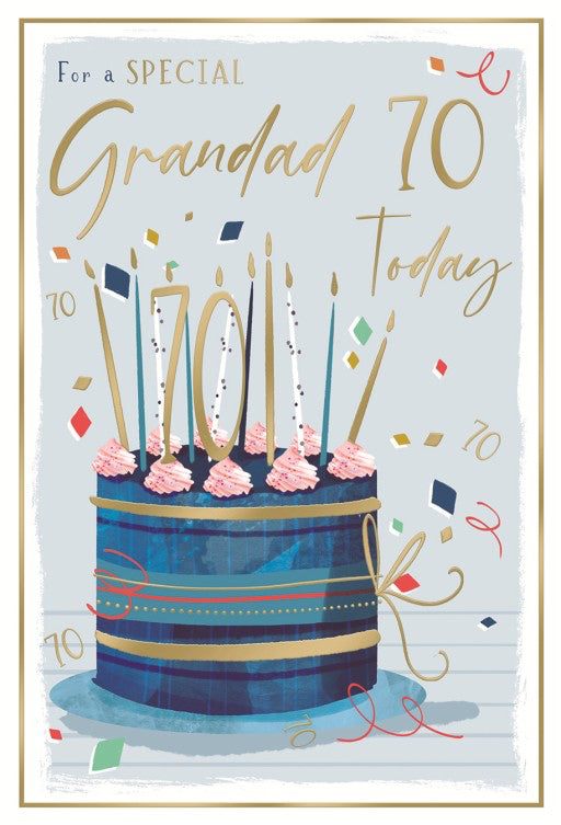 Special Grandad 70th Birthday card