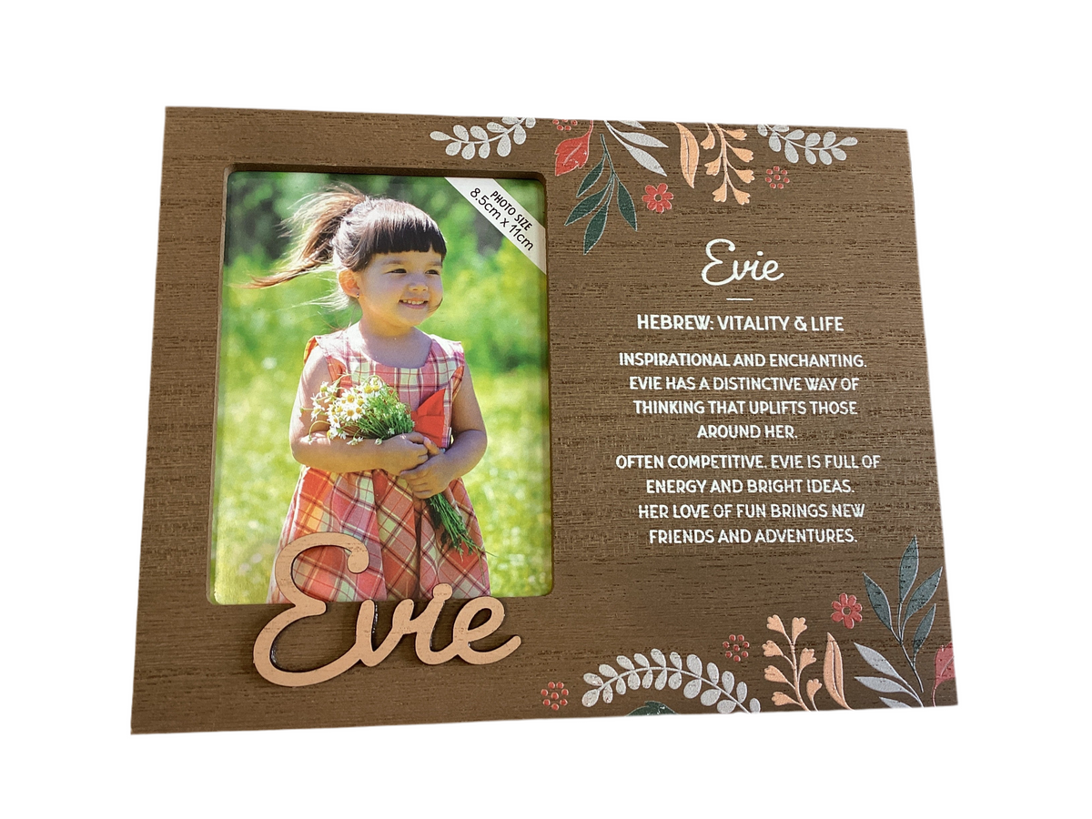 Evie - Personalised Kids  Picture Frame