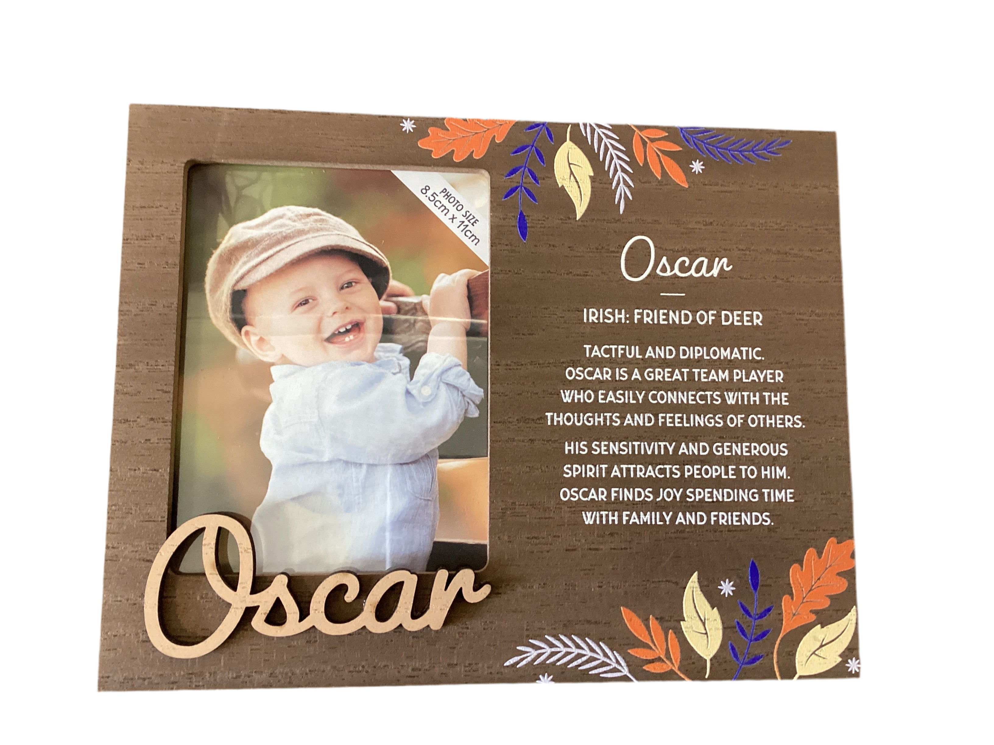 Oscar - Personalised Kids Picture Frame