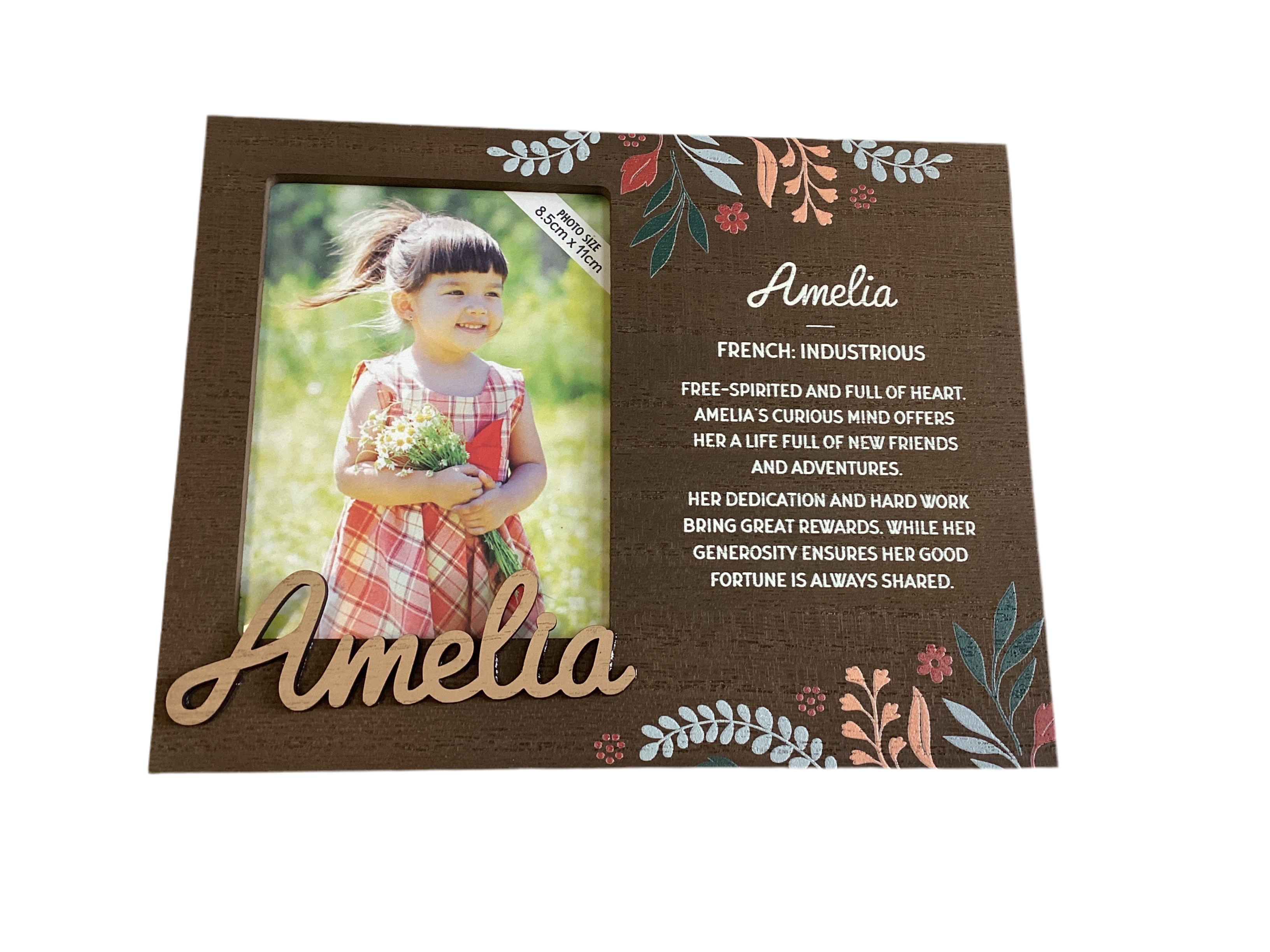 Amelia - Personalised Kids Picture Frame