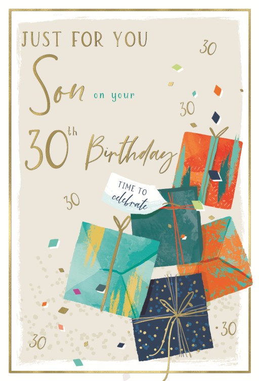Son 30th Birthday card