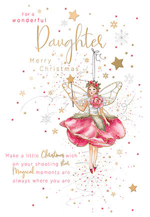 For a Wonderful Daughter Christmas card