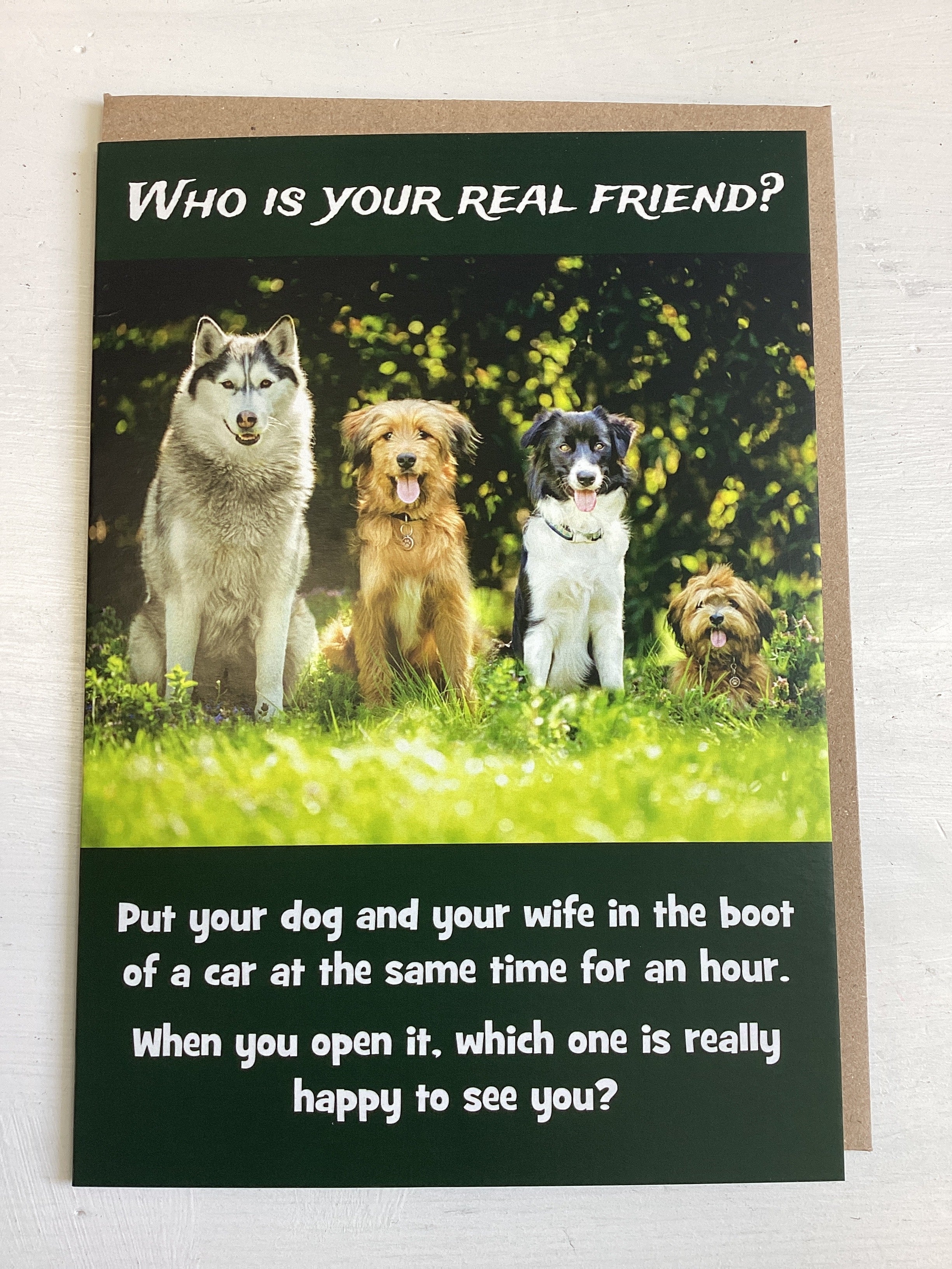 Your real friend - Cowshed birthday card