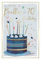 Brother on your 70th Birthday card