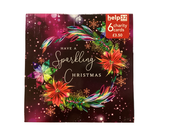 Sparkling Christmas - Pack of 6 Charity Christmas cards