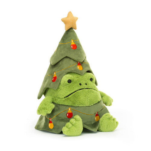 I am Christmas tree Ricky Rain Frog  - Jellycat London