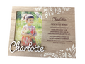 Charlotte - Personalised Kids  Picture Frame
