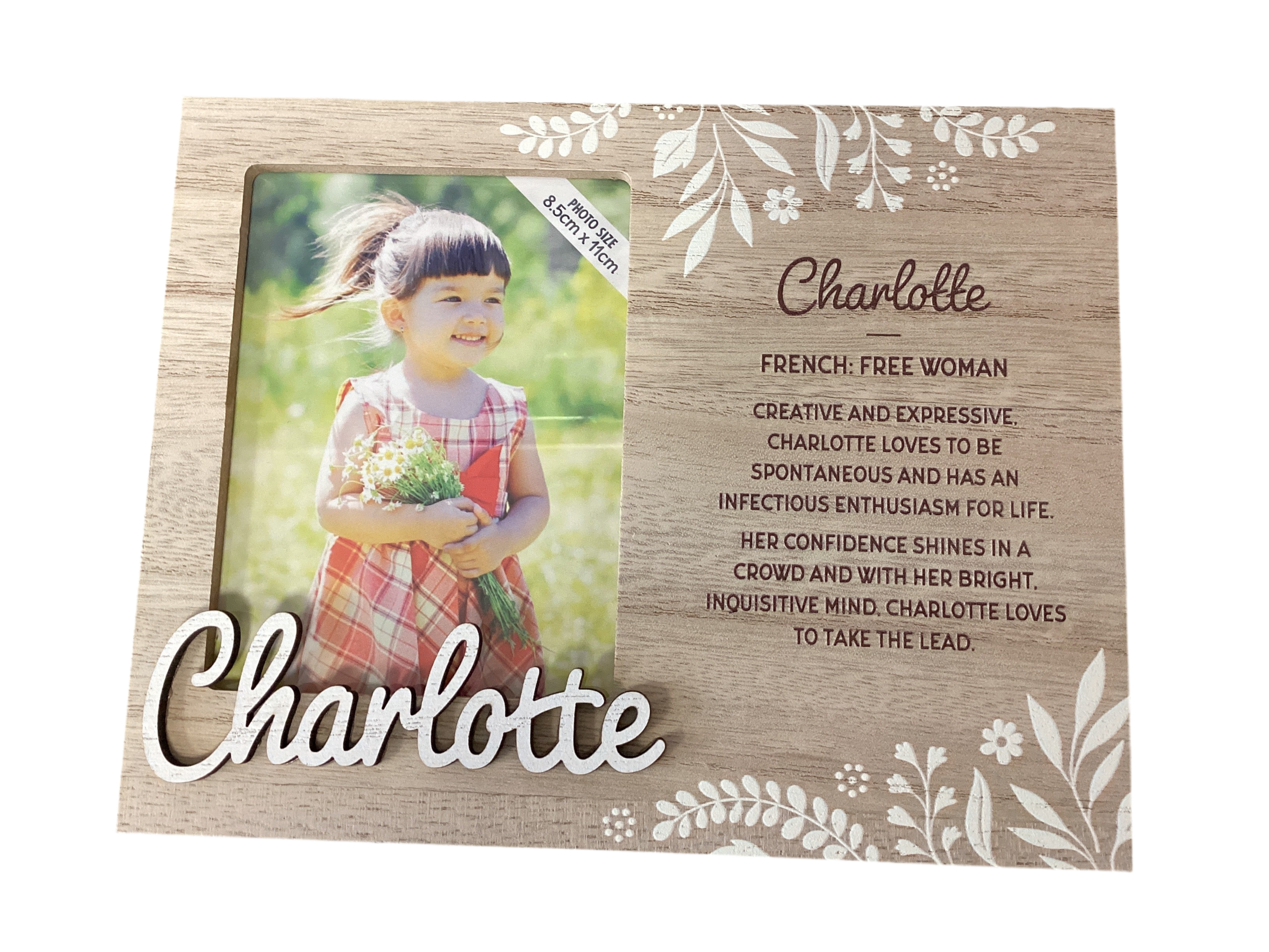 Charlotte - Personalised Kids  Picture Frame