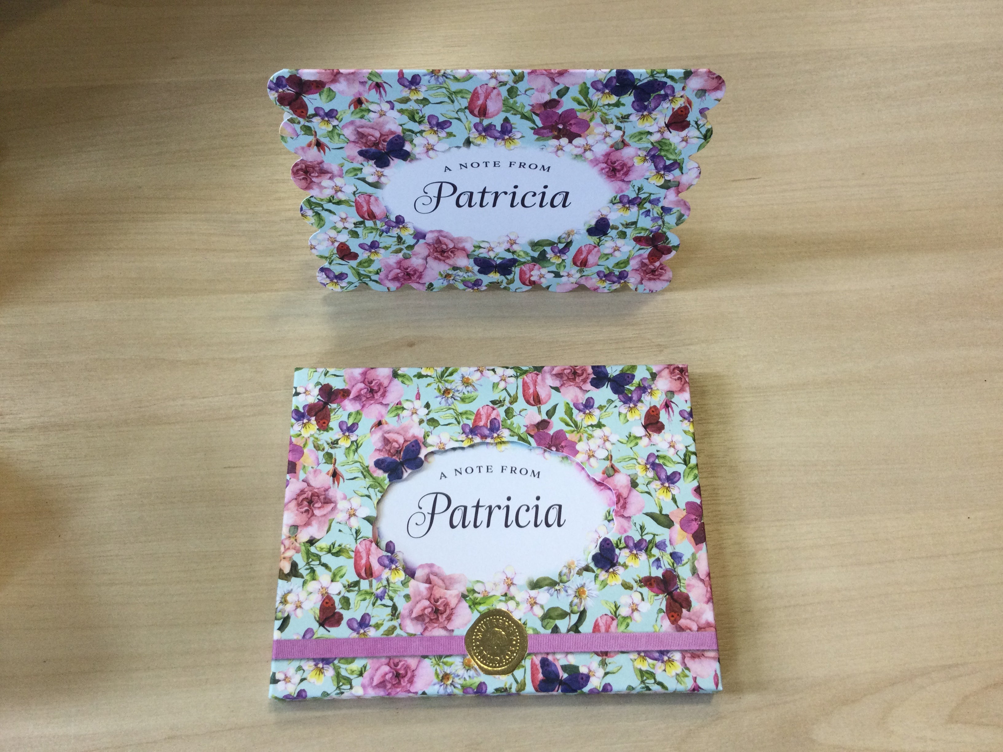 A Note from Patricia - 8 notelets