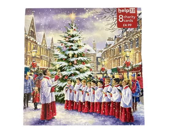 Christmas choir - Pack of 8 Charity Christmas cards