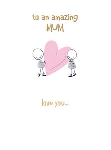 Amazing Mum - birthday card