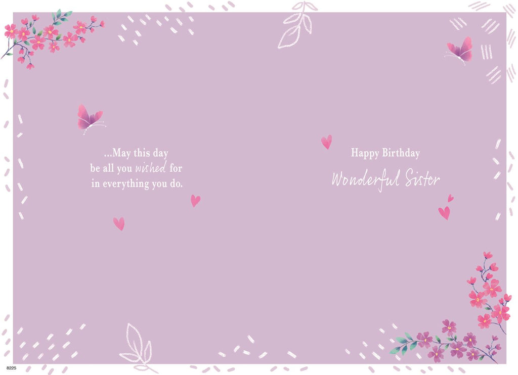 Sister birthday card