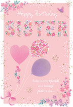 Sister birthday card