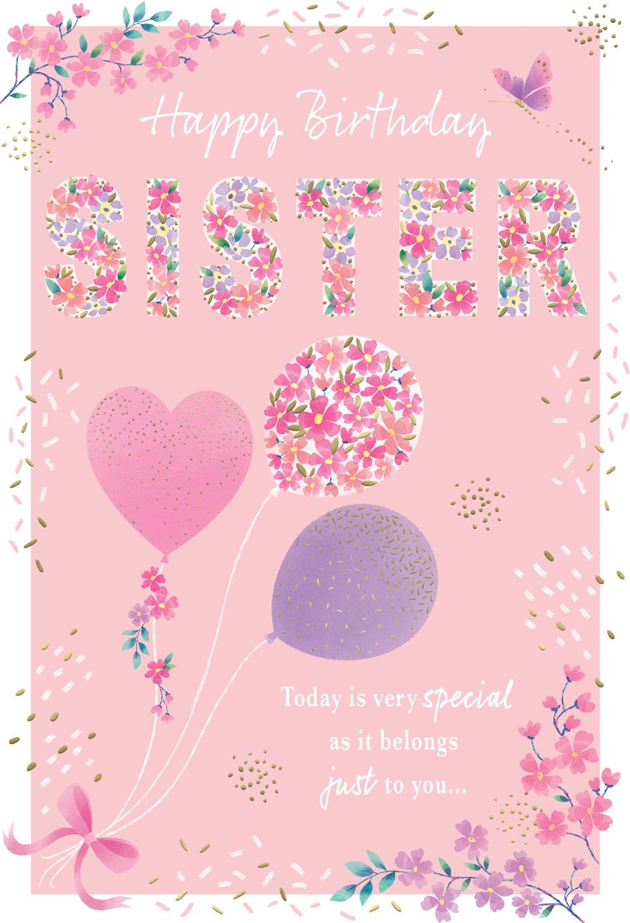 Sister birthday card
