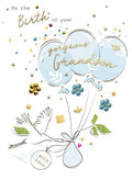 On the birth of your Grandson card
