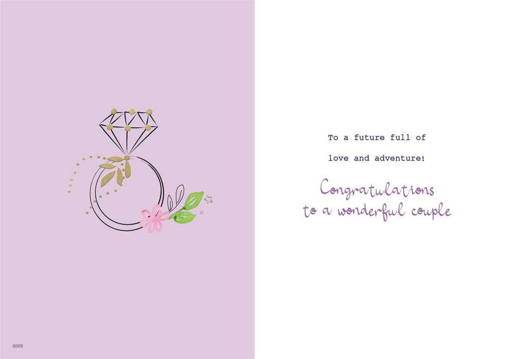 Special Grandson and Fiancée on Your Engagement card