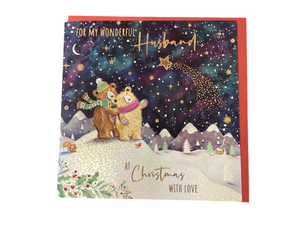 Husband Christmas card
