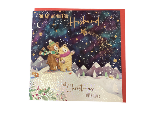 Husband Christmas card