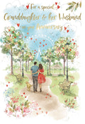 Granddaughter and her Husband on your Anniversary card