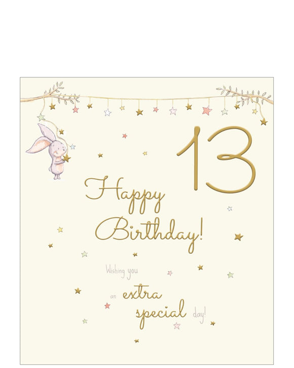 13th Birthday card