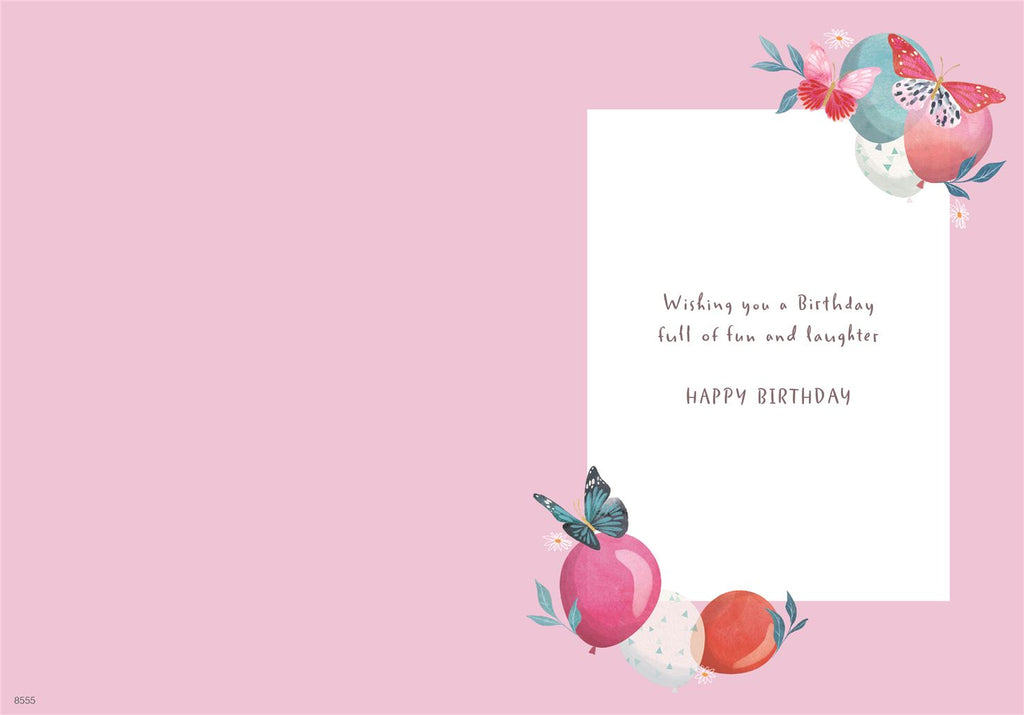 Wonderful Sister, Butterflies - Birthday Card