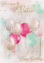 Special Sister - Birthday card