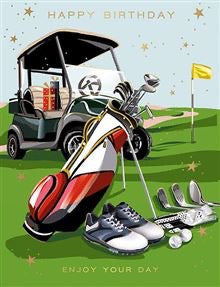 All things golf - birthday card