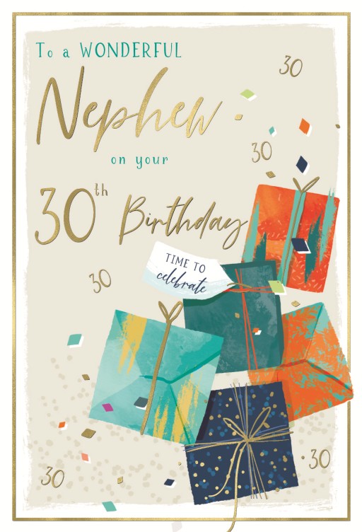 Nephew on your 30th Birthday card