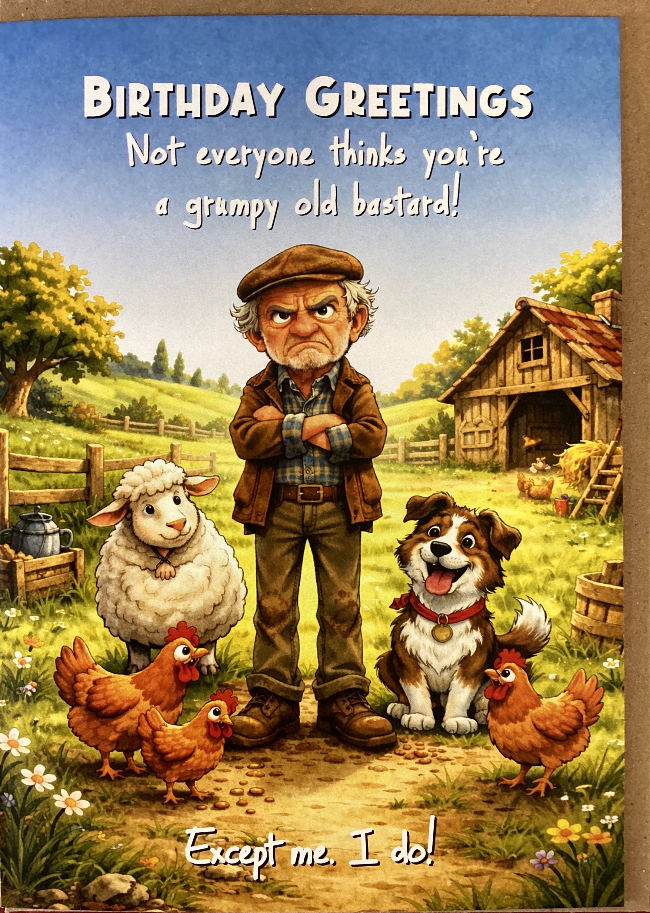 Grumpy old Bastard!   Cowshed cards