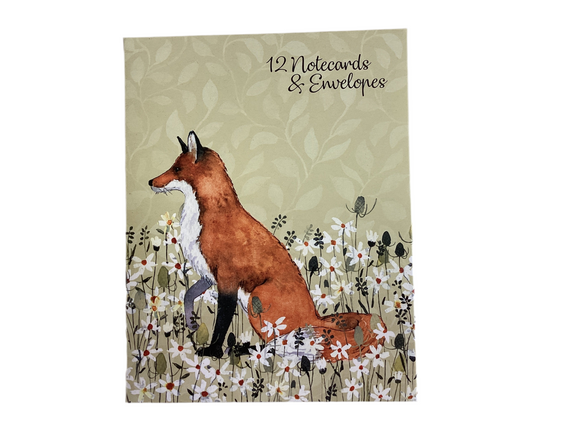 Foxy tales B -12 Notecards & Envelopes