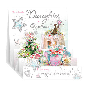 Daughter  - Pop up Christmas card