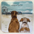 Little Dog Laughed Growing Old - Coaster