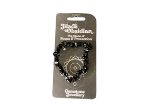 Black Obsidian Bracelet - Gemstone jewellery